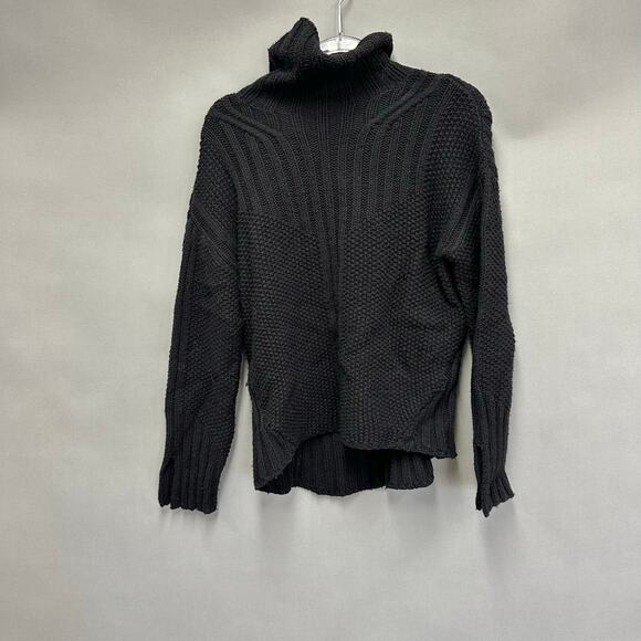 Smartwool‎ Spruce Creek Turtleneck Sweater Merino Wool Sweater Black Size Medium - Picture 15 of 16